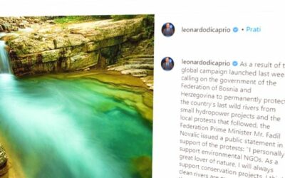 Leonardo DiCaprio objavio fotografiju kanjona Cvrcke i podržao borbu za spas rijeka BiH
