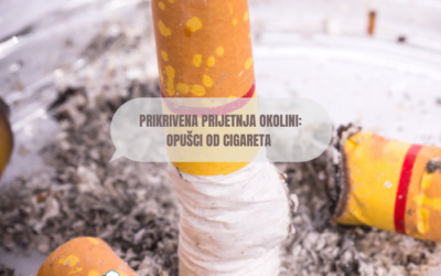 Prikrivena prijetnja okolini: Opušci od cigareta 