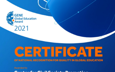 Program Eko škole CPCD-a dobitnik GENE Certifikata za kvalitet