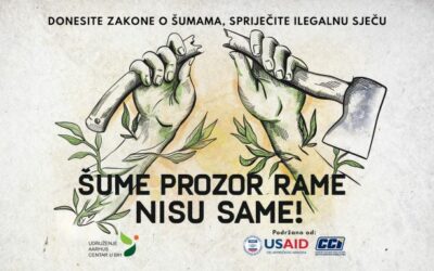 Ilegalna sječa šuma na području Općine Prozor -Rama SE NASTAVLJA!