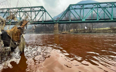 Užasni prizori u Zenici: Zagađena rijeka Bosna obojena crvenom bojom